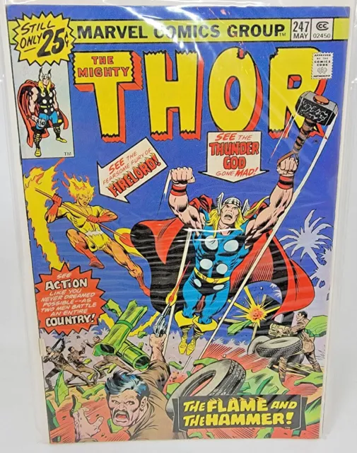 Thor (Mighty) #247 Marvel Comics *1976* 7.5