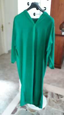 Abito Tradizionale Marocchino Femminile con cappuccio , colore Verde .