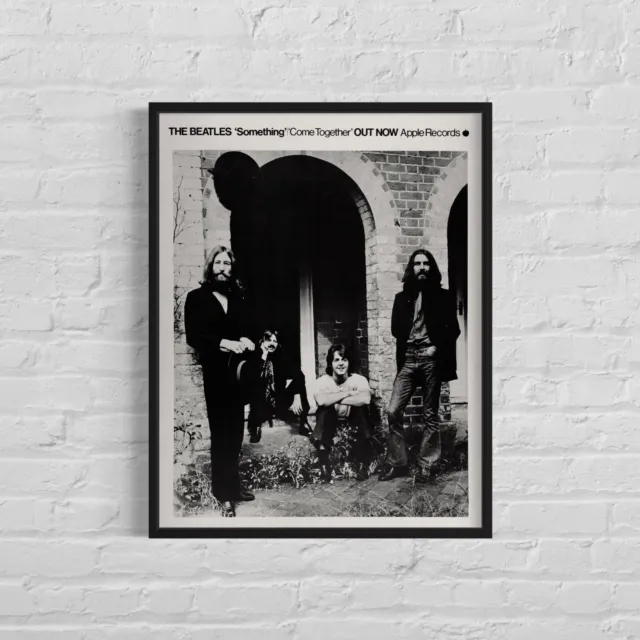 THE BEATLES 'Something/Come Together' 1969 Apple Records Promo Poster, 17½"x22½"