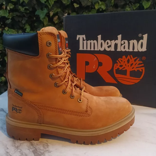 Timberland Pro Direct Attach 8" Soft Toe Waterproof Work Boots Men's Size 10.5 M