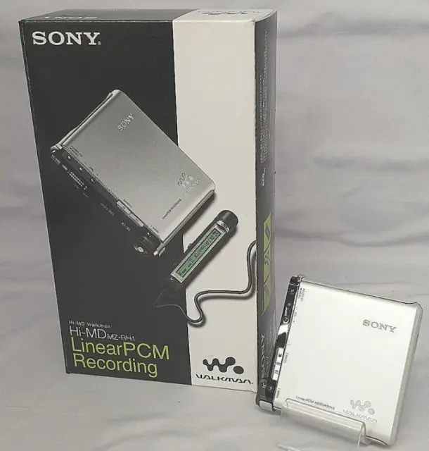 SONY Mz-Rh1 MiniDisc Recorder Player Hi-MD Walkman IN Box Minidisc/Mp3