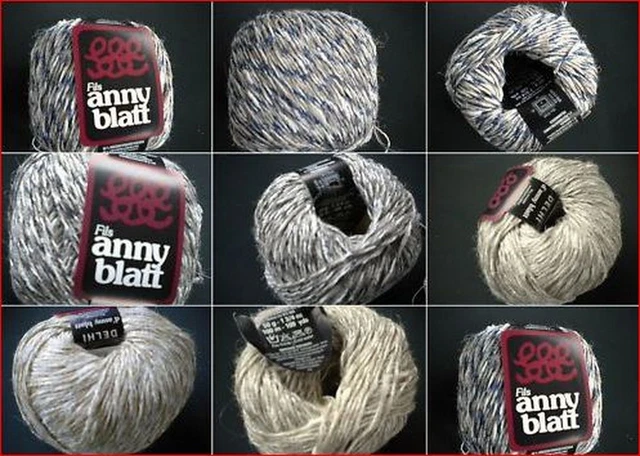 Fil à Tricoter Anny Blatt - Multicolore été - Pour Crochet, Sacs, Gants - Fils Vintage Rétro