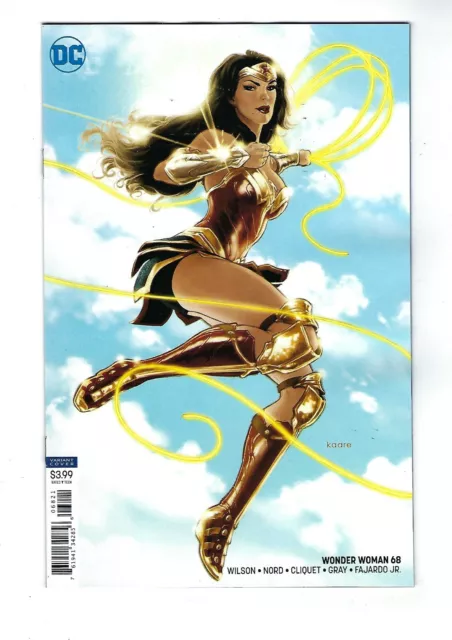 WONDER WOMAN # 68 (DC Universe, ANDREWS VARIANT COVER, June 2019) NM NEW