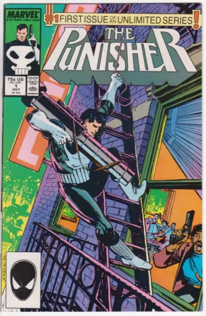 The Punisher #1, Marvel Comics 1987 VF/NM 9.0 1st Ongoing series. Klaus Janson