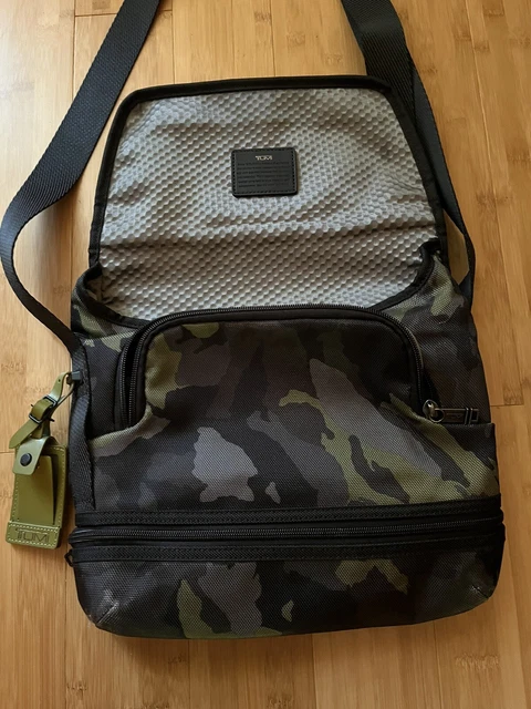 Preowned TUMI Alpha Bravo Travis Crossbody Expandable Messenger Bag Camo 2