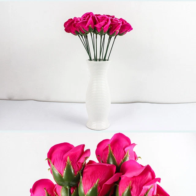200 pz ghirlanda sposa gambo filo fiore bouquet matrimonio steli