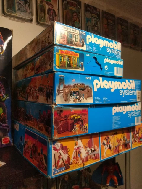 Playmobil Figuren Konvolut Set + OVP Western vintage Sammlung Auswahl Klicky 80s