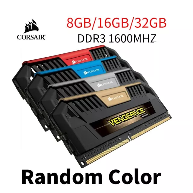 Corsair VENGEANCE Pro 32Go 16Go 8Go DDR3 1600MHz CL9 PC3-12800 PC Mémoire LOT FR