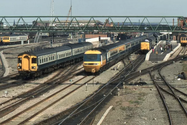 British Rail Doncaster Station Scene Rail Photo