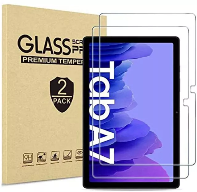 2x Samsung Galaxy Tab A7 10.4 (2020) Tempered Glass Screen Protector T500/T505