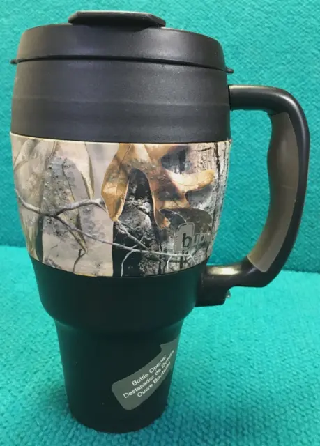 32 oz : REALTREE "Insulated" CAMO BUBBA MUG with BOTTLE OPENER @ Tapered Bottom