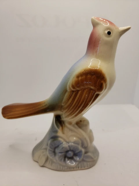 Vtg Royal Copley Porcelain Bird Figurine 4.5" Pretty Pastel Colors
