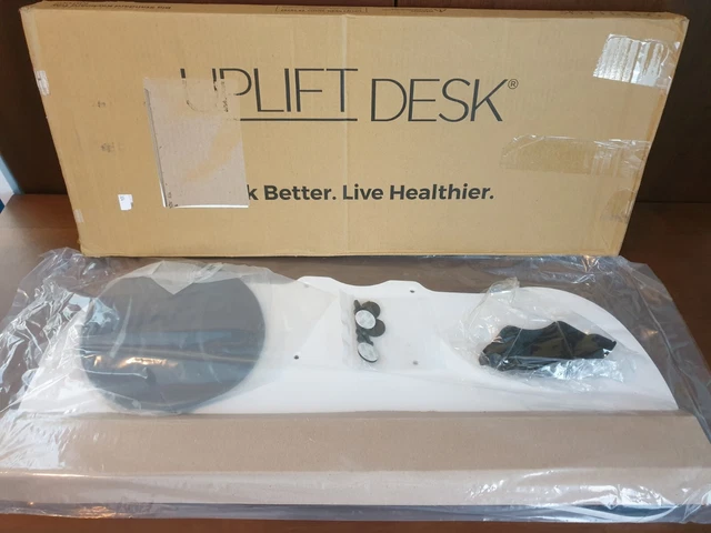 NEW! Uplift Desk KBT007 Big Standard Keyboard Tray White