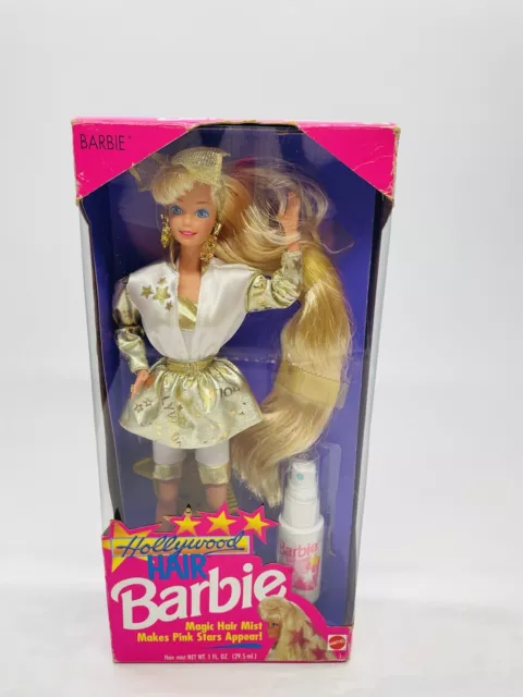 Barbie 1992  Hollywood Hair  Fabriqué en  Indonésie NRFB