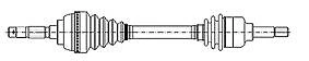 Albero motore Metelli 17-0848 per Opel Combo Tour 1.7 01-04
