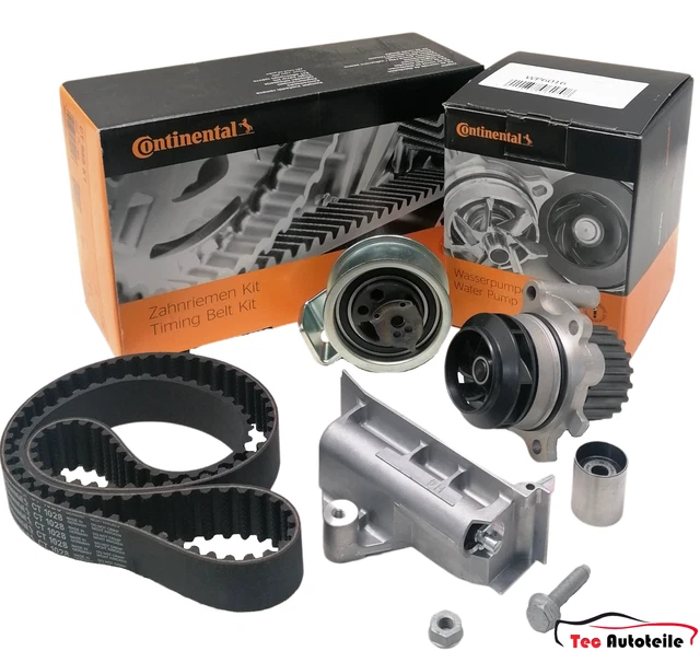 CONTITECH TIMING BELT set clamping damper water pump Audi VW Skoda 1.9 ...