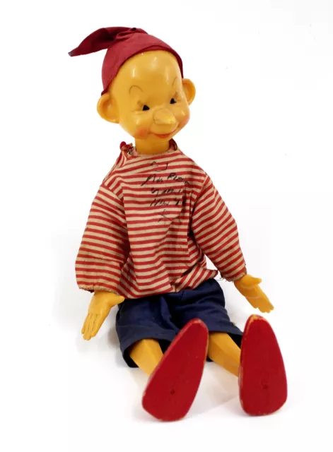 DDR Burattino Pinocchio Puppe Spielzeug UdSSR Sowjetunion Vintage Ostalgie