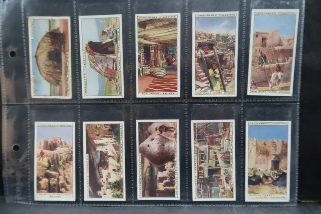 CHURCHMANS CURIOUS DWELLINGS1926 SET OF 25 EXCELLENT SEE ALL  PHOTOs