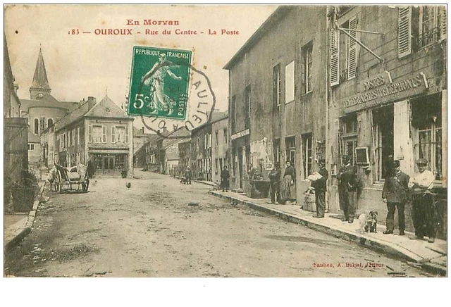 58.OUROUX.n°27848.RUE DU CENTRE.LA POSTE