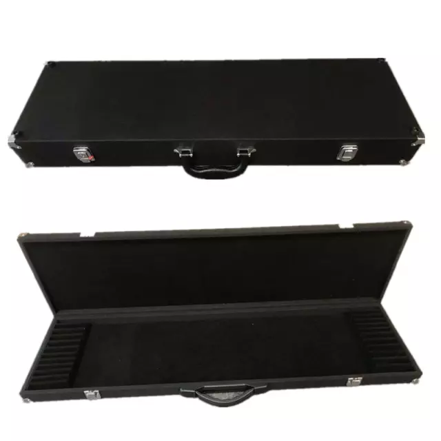 Professional 12-Black Bow Case - Fit Violin/ Viola Bows with great bow holders