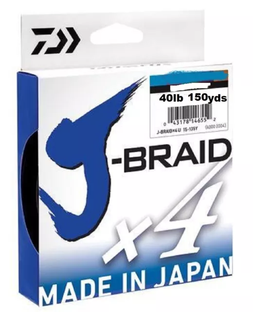 DAIWA J-BRAID X4 Braided Fishing Line 150 Yards Island Blue Fishing Line  $22.83 - PicClick AU