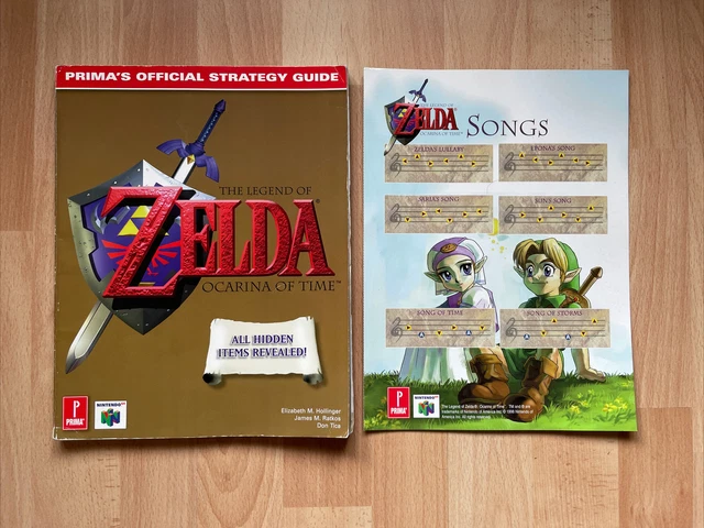 THE LEGEND OF Zelda Ocarina Of Time Prima Official Strategy Guide EUR 46,68 - PicClick IT