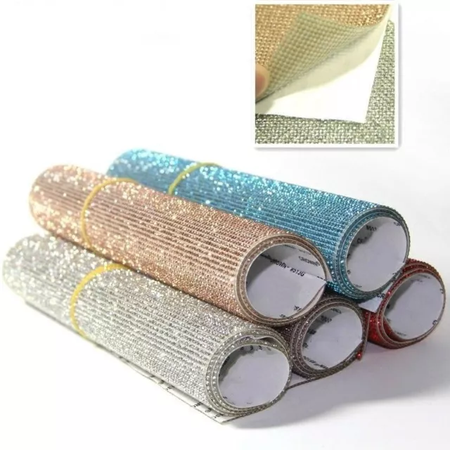 Adhésif Faux Diamant Cristal Autocollant Bling Voiture Décor Diy Matériel 40 2