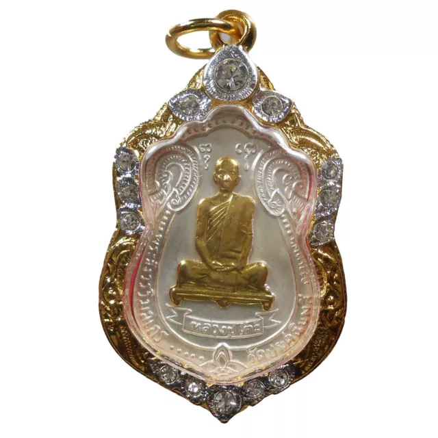 Beautiful Lp Tho Thai Buddha Amulet Hot Pendant Very Real Rare !!!