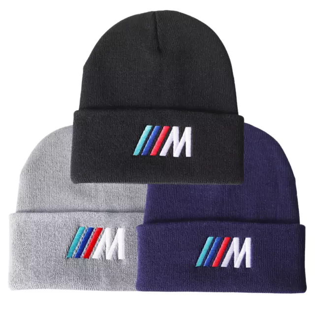 Neue BMW M Logo Herren Racing Beanie Hut Geschenk Mode Power Hut Sport Racing 3