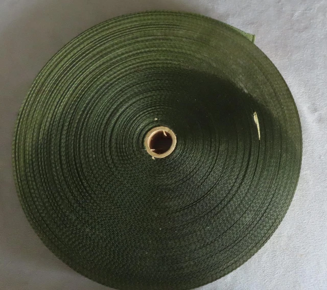 Mil-W-4088 Correas De Nailon Camuflaje Verde Tipo 8 100 Yardas 1 23/32 Pulgadas De Ancho Casi Nuevo