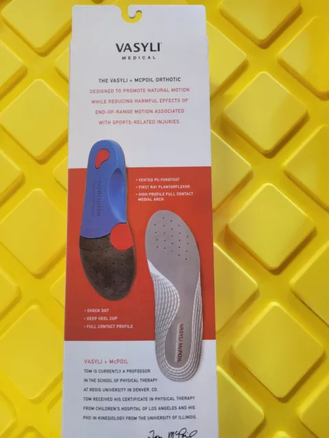 Vasyli McPoil Tissue Stress Relief Orthotic for Sports Achilles & Heal Injuries