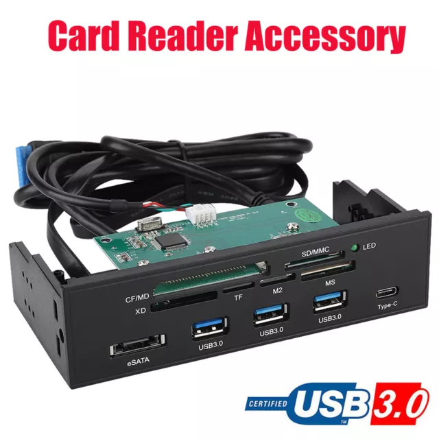 STW 3125 Card Reader Internal Front Panel eSATA USB Support M2 MSO MS CF