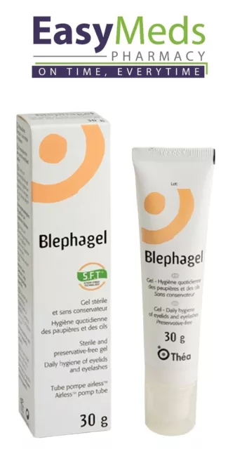 Blephagel Gel 30g Eyelids Eyelashes Daily Hygiene Cleansing Blepharitis Pr/Free