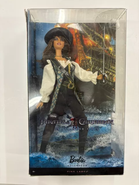 Barbie Collector Pink Label Pirates Of The Caribbean Angelica 2010 Doll New NIB