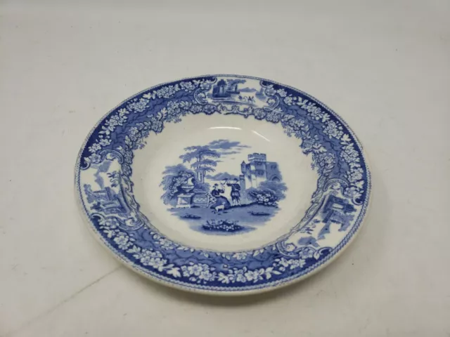 J & M P Bell & Co Hawking Blue Transfer Soup Bowl 4