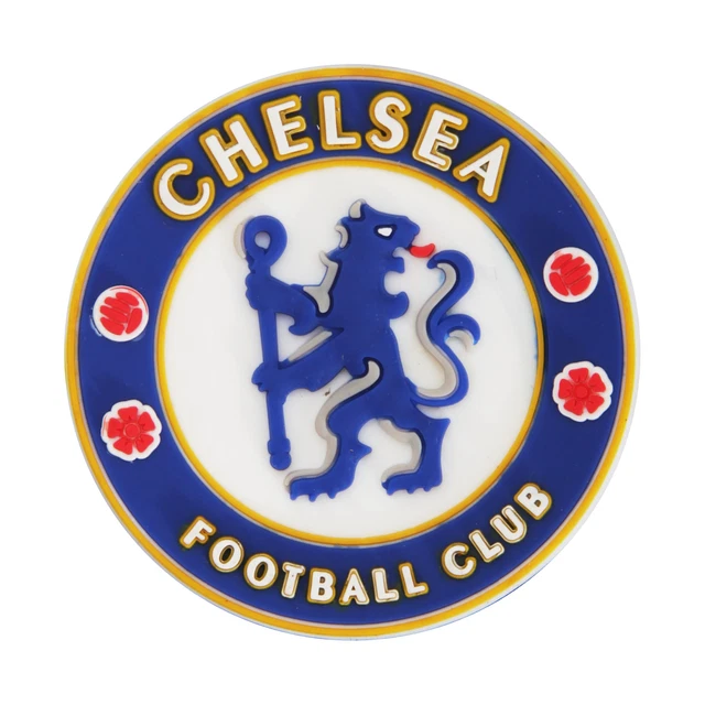 Chelsea FC Official  Imán de goma para nevera con forma de escudo (SG2917)