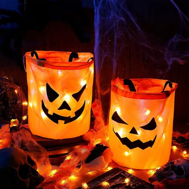 Party Decorations for Women LED Light Halloween Candy Bags Light Up Halloween