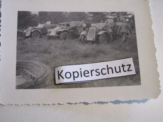 Panzer-Kampfwagen  2. WK Frühe Panzer gepanzerte Fahrzeuge Original-Foto