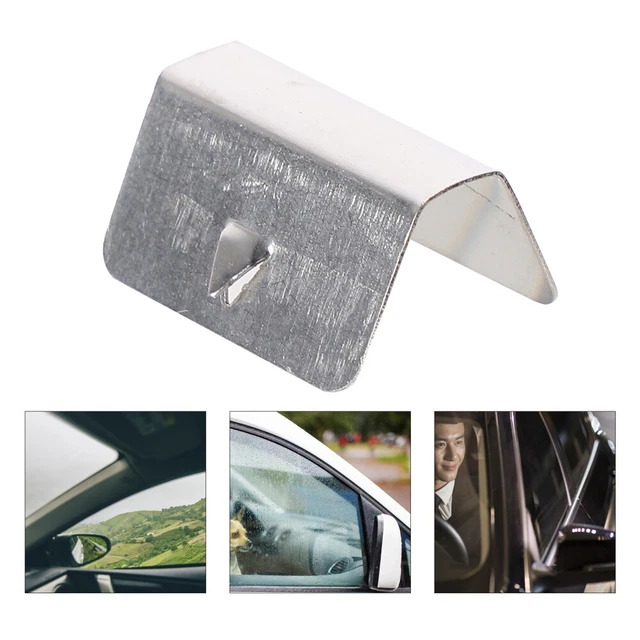 12 pz set di clip deflettori vento pioggia rimodellamento acciaio inossidabile