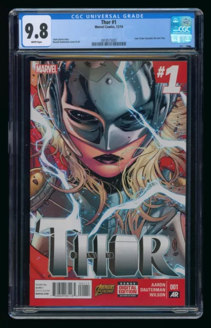 THOR #1 (2014) CGC 9.8 1st JANE FOSTER