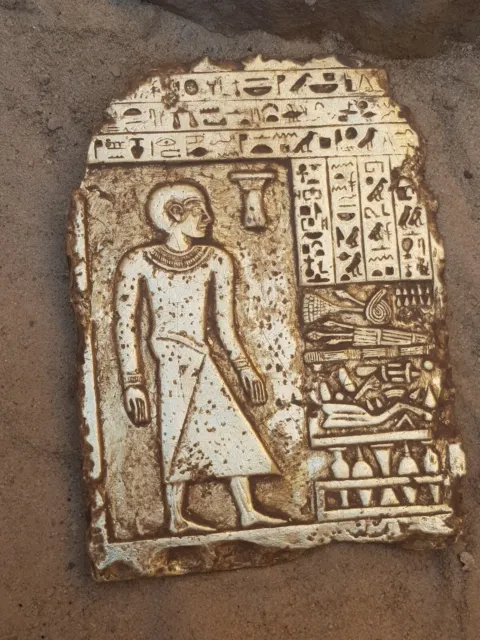 Rare Antique Ancient Egyptian priest Offering Sacrifice God Book Dead 2480 BC