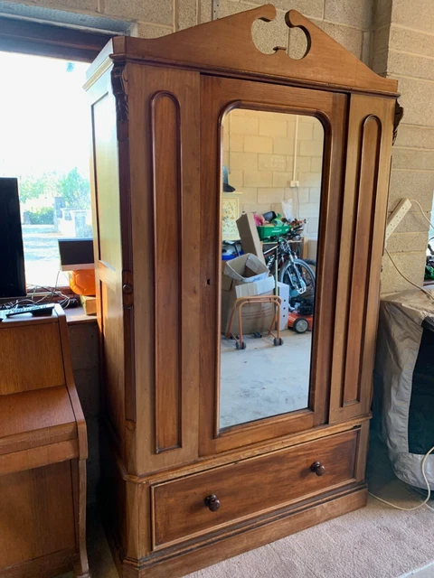 Antique Victorian Mahogany Wardrobe