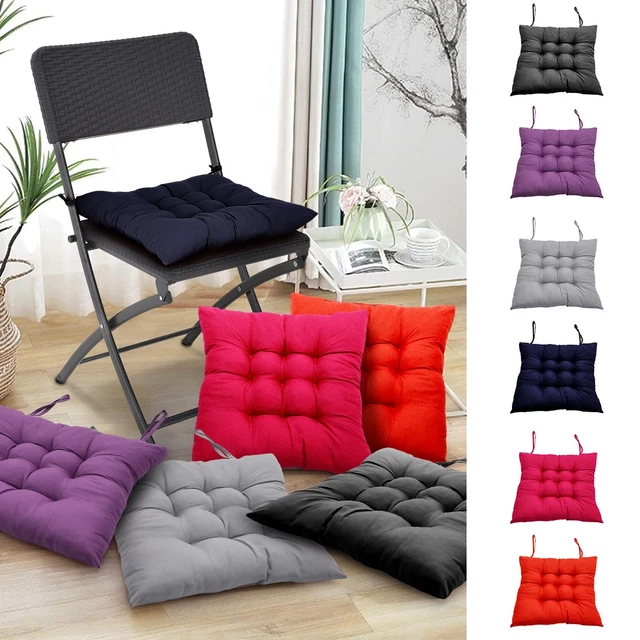 sunnypillow Stuhlkissen 4er Set Kissen 40 x 40 x 5 cm, Sitzkissen