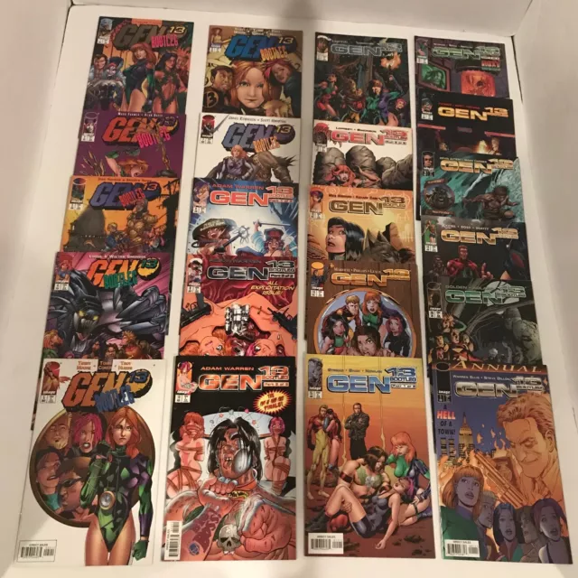 Lot Of 39 Gen 13 Bootleg #1-20 Complete Set + Minis / 1 Shots Image Js Campbell