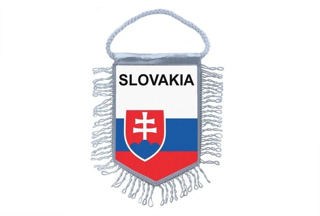Mini Fanion/Drapeau Décoratif - Blason De Kaunas, Lituanie - Pour Voiture Ou Décoration - Neuf