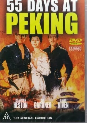 55 Days At Peking DVD Charlton Heston New Sealed Australia