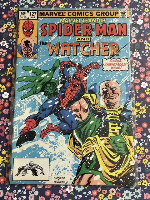 MARVEL TEAM UP #127 SPIDER-MAN CHRISTMAS QUEENS LUKE CAGE WATCHER 1983 holiday