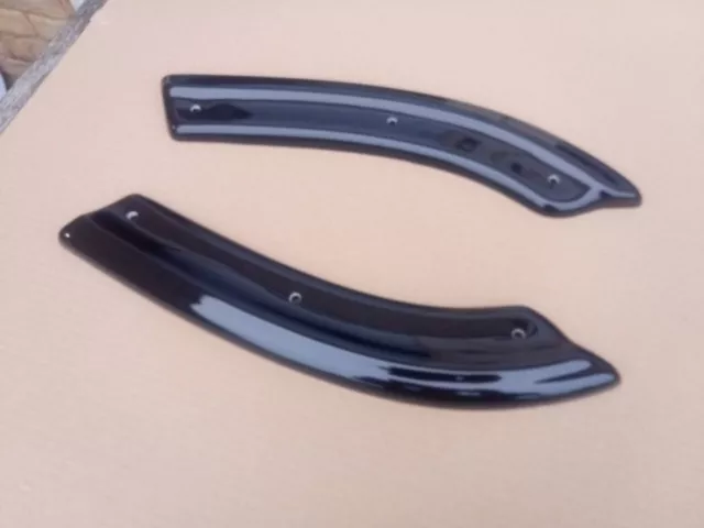 Ford Focus MK2 ST225 Stoßstange hinten Eckspats Spoiler. Pre Facelift Glanz schwarz 2