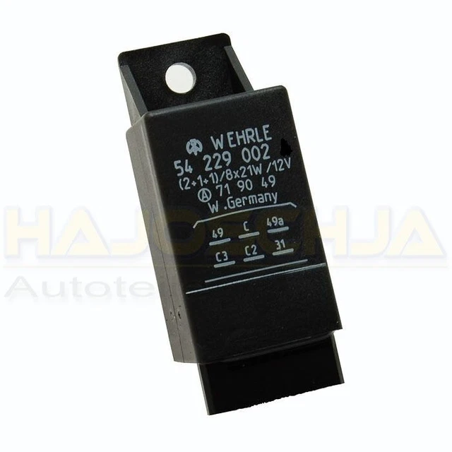 Blinkrelais 12V 21W 6-polig - Universal Für Traktor & Oldtimer