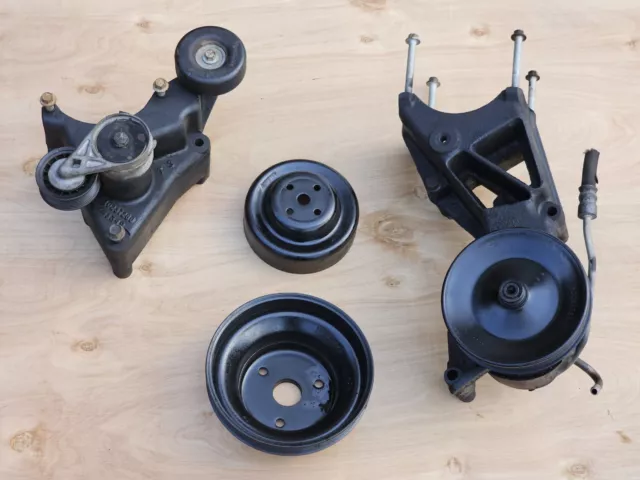 96-00 GM/ Chevy 7.4L 454 Vortec Front Engine Serpentine Belt Pulleys & Brackets